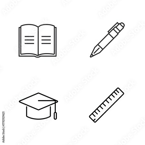 Hand Drawn Space Elements Set