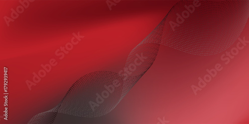 Red diagonal geometric shape with halftone. illustration; industrial; industry; interior; carbon; shine;