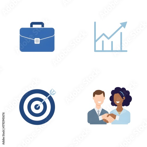 Business and Target Icons