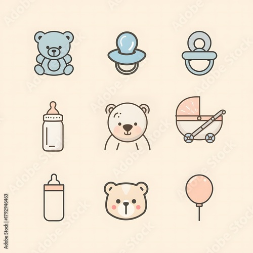 Baby and Nursery Icons