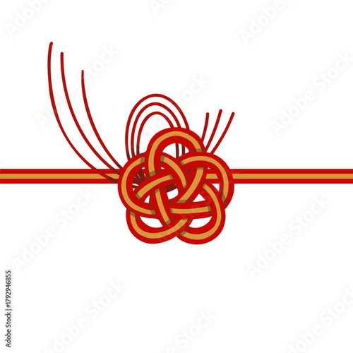 水引の手描きイラスト