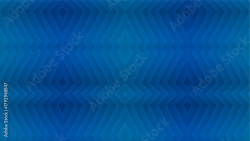Deep Blue Zigzag Layers Abstract Background