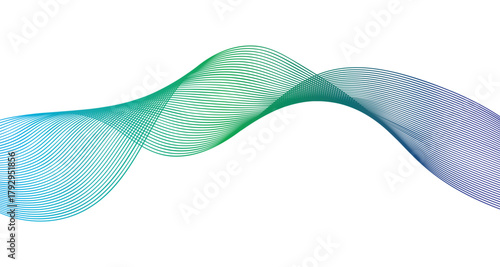 thin line abstract flow background, modern minimalist vector wave pattern with smooth curves and gradient lines, futuristic dynamic design element for banner, poster, wallpaper, or presentation