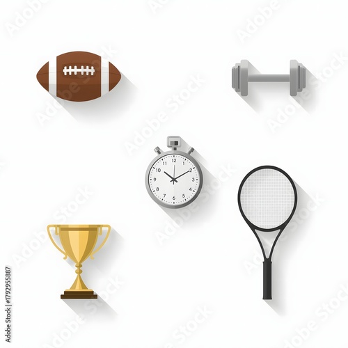 Sports Equipment Icons