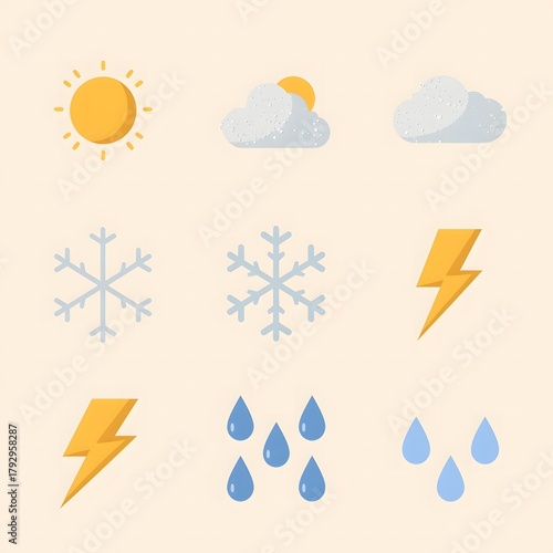 Weather and Forecast Icons