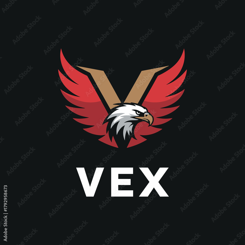 Obraz premium eagle with wings vector