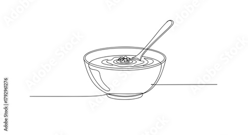 Bowl of soup with sourdough symbolizing warmth and homemade comfort