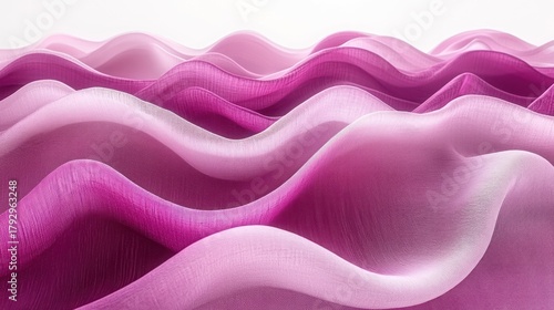 Abstract wavy fabric in shades of pink