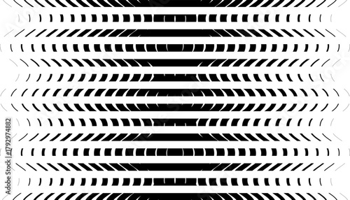 Black and white abstract geometric pattern with transition effect for sporty and modern background or jersey design. Vector Format Illustration 