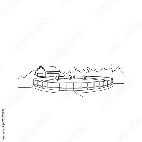 Outdoor ice rink at night symbolizing winter joy and seasonal tradition