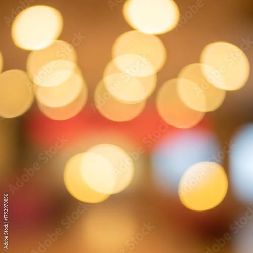 Wallpaper Mural Abstract Bokeh Lights - A Dreamy, Out-of-Focus Background. Torontodigital.ca