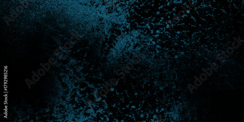 Dark blue vector template with artificial intelligence structure. An abstract iridescent grainy grunge texture background image. Water jet spraying on black background .
