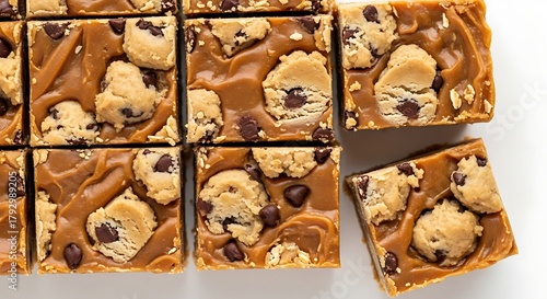 Caramel Cookie Dough Blondie