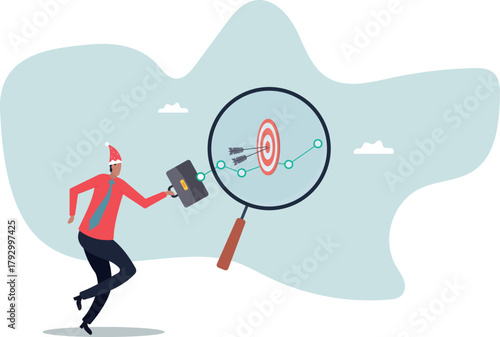 Marketing target audience research, business analysis to increase sale, target group or focused customer .about a man and his life.