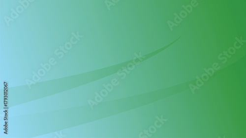 Gradient Abstract: A seamless blend of cool blue and vibrant green creates a soothing gradient background, minimalist shapes evoke tranquility and modern design.