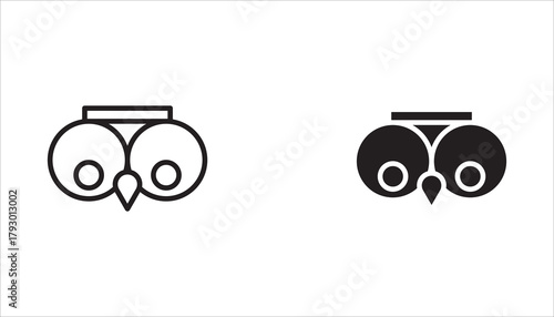 owl icon set, simple line vector, simple owl head logo design icon, owl logo vector,
