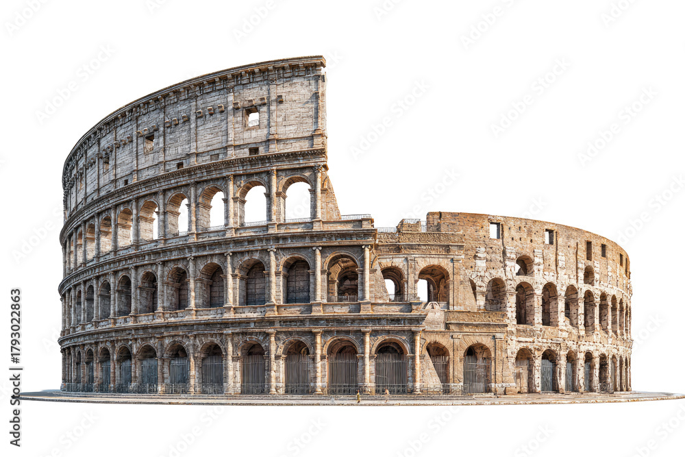 Fototapeta premium Ancient Roman Colosseum, full shot