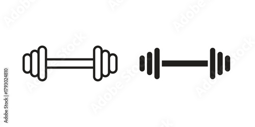 Gym icon in simple modern vector format. EPS icon pack