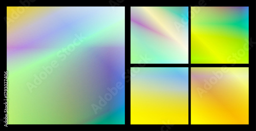 Abstract background in pastel colors. Light green, yellow vector gradient blur background. Colorful gradient abstract illustration in blur style	
