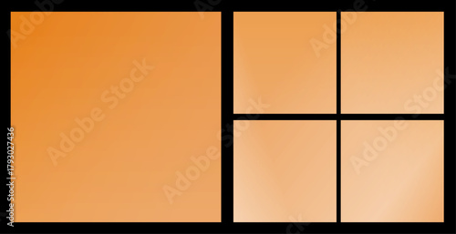 Abstract gradient background, rich shades of orange and red, autumnal warmth, beige abstract background with a blurred bokeh effect, a trendy template with an elegant design concept.