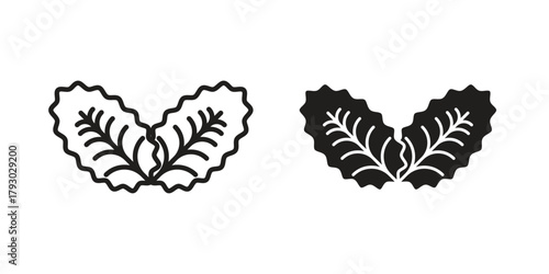 Lettuce icon in simple modern vector format. EPS icon pack