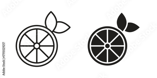 Lemon icon in simple modern vector format. EPS icon pack