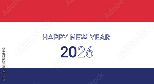 Celebrate the New Year 2026 with vibrant festive design