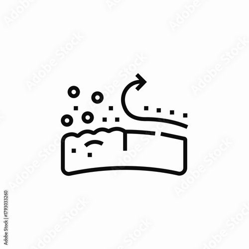 skin cleaning icon sign vector
