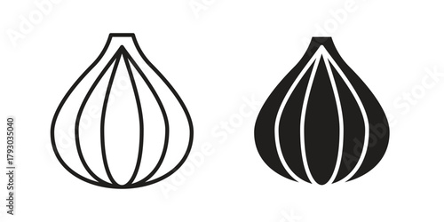 Onion icon in simple modern vector format. EPS icon pack