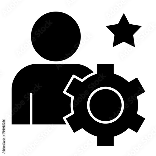 Expertise Black Icon