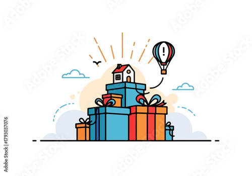 Dream home unfolds with exciting gifts and adventure in the sky