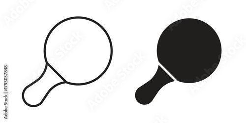 Ping pong icon in simple modern vector format. EPS icon pack