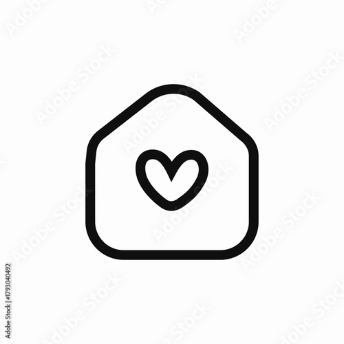 love home icon sign vector