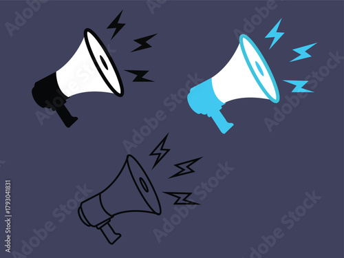 Megaphone Icon design