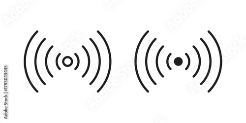 Sensor icon in simple modern vector format. EPS icon pack