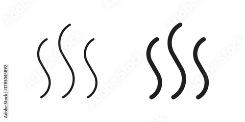 Smoke icon in simple modern vector format. EPS icon pack