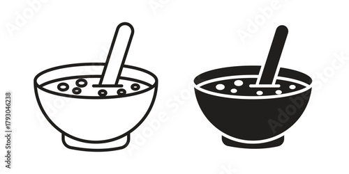 Soup icon in simple modern vector format. EPS icon pack
