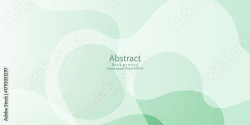 Fluid Shapes Green Abstract Design. Suit for banner, web, brochure, pamflet and presentation