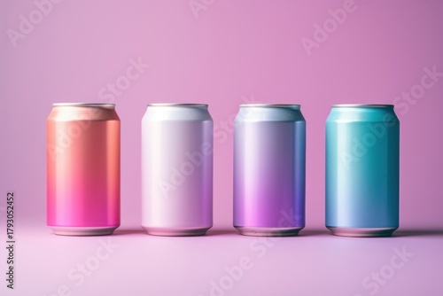 Tin refreshment container cylinder.