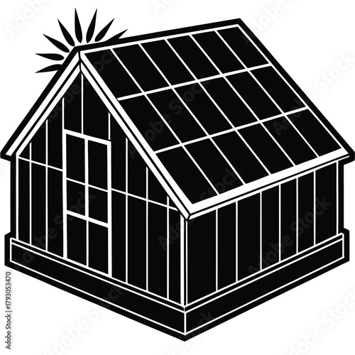 modern-solar-greenhouse-powered-entirely-by-renewa.eps