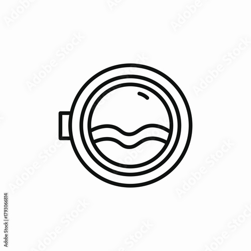 ship fuselage icon sign vector