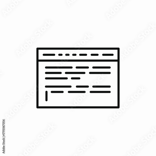 website code icon sign vector