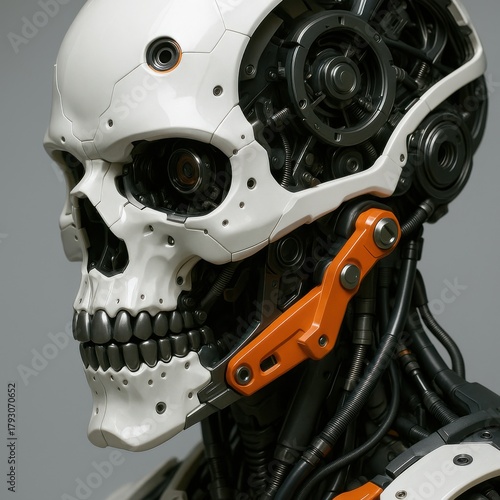 Futuristic Robotic Skull