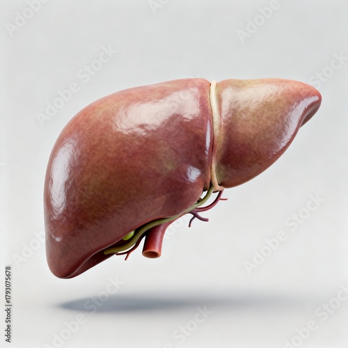 Realistic 3D Model of Human Liver
