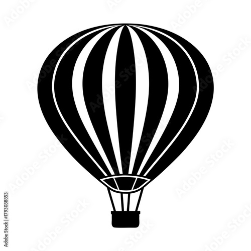traditional hot air balloon vector art