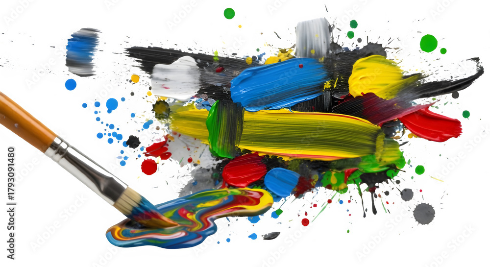Obraz premium brush and paint