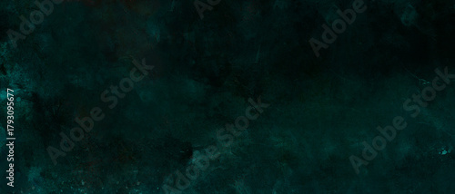 Deep Teal Abstract Wash Texture .This image displays a seamless abstract texture with a deep teal and dark green color palette. It features swirling patterns reminiscent of marble or natural stone