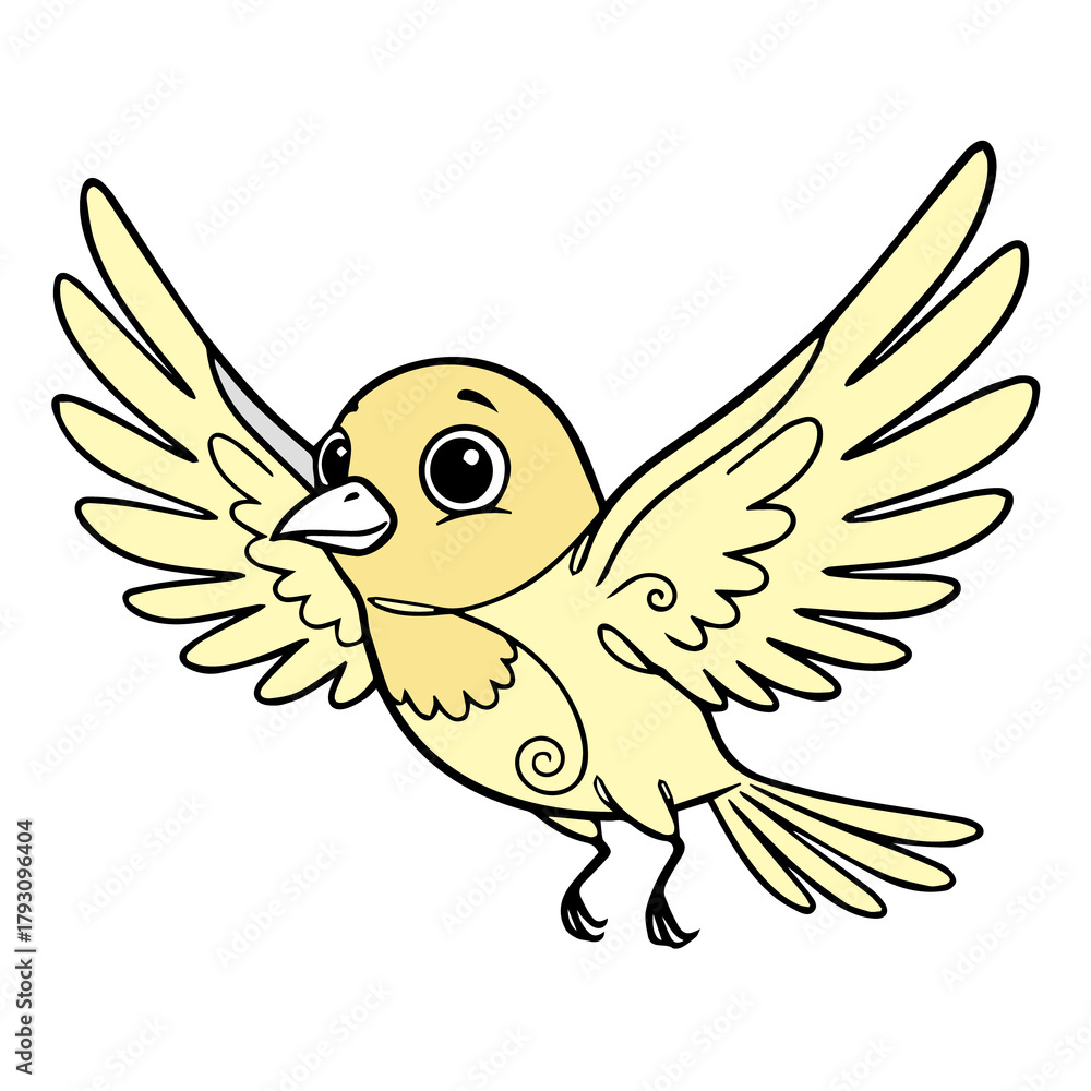 Fototapeta premium Bird cartoon png