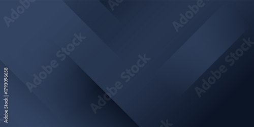 Modern black dark blue white abstract background. Minimal. Color gradient. Web banner. Geometric shape. 3d effect. Lines stripes triangles. Design. Futuristic. Metal metallic effect. Luxury. Premium