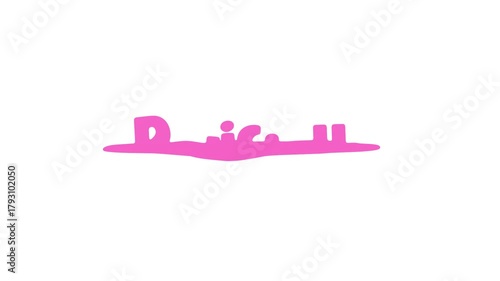 The word DELICIOUS animates in, in a bouncy fun revealing way. Then it melts. Fun for food / restaurant social media.